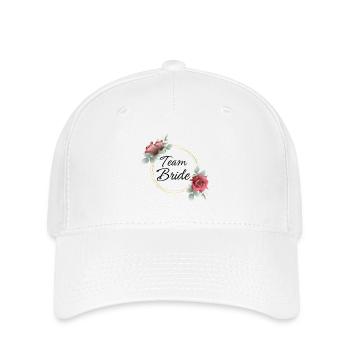 Team-Braut-Matching - Flexfit Cap - Weiß - Vorne