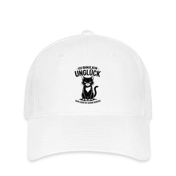  Ich Bringe Kein Unglück Dein Leben Ist Schon - Flexfit Cap - Weiß - Vorne