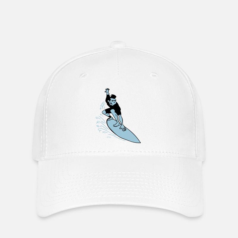 Surfer - Flexfit Cap - Weiß