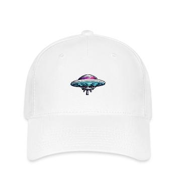 Alien / Spaceship / UFO / Area 51 / All / Mars - Flexfit Cap - white - Front