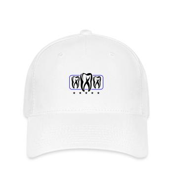 Icône de dentiste dentaire - Casquette Flexfit - blanc - Devant