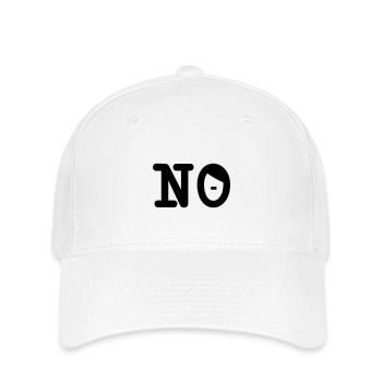 Wir gegen rechts - Flexfit Cap - Weiß - Vorne