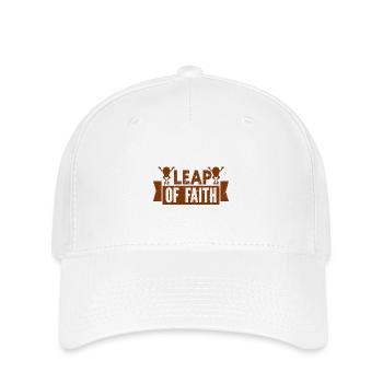 Frosch - Amphibie Tier - Flexfit Cap - Weiß - Vorne