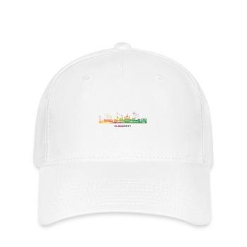 Budapester Skyline Budapest - Flexfit Cap - Weiß - Vorne