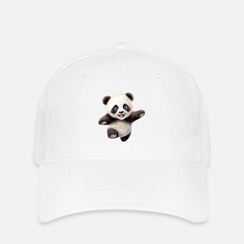 Panda Markus - Flexfit Cap - white