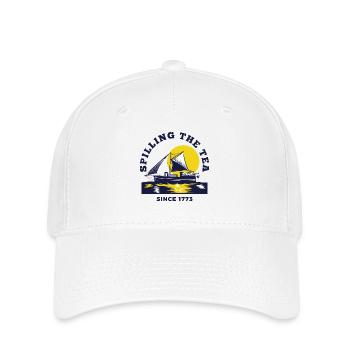Spilling The Tea Since 1773 Women History Teacher - Flexfit Cap - white - Front