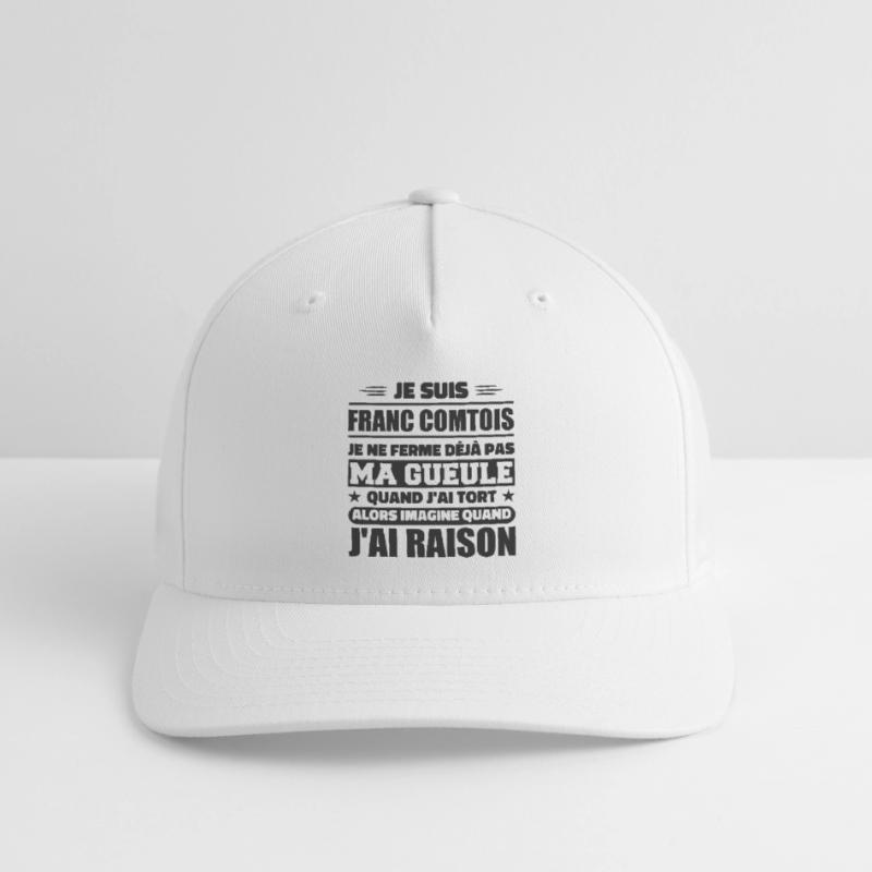 Franc comtois je ferme pas ma gueule franche comté Casquette Flexfit