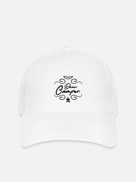 Dauercamper - Flexfit Cap - Weiß