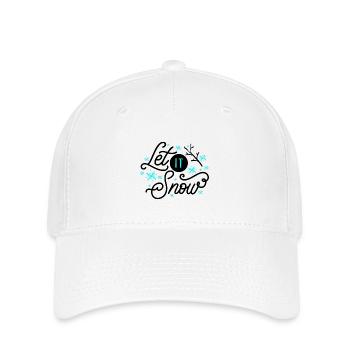 Qu’il neige - Casquette Flexfit - blanc - Devant