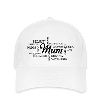 Mama - Casquette Flexfit - blanc - Devant