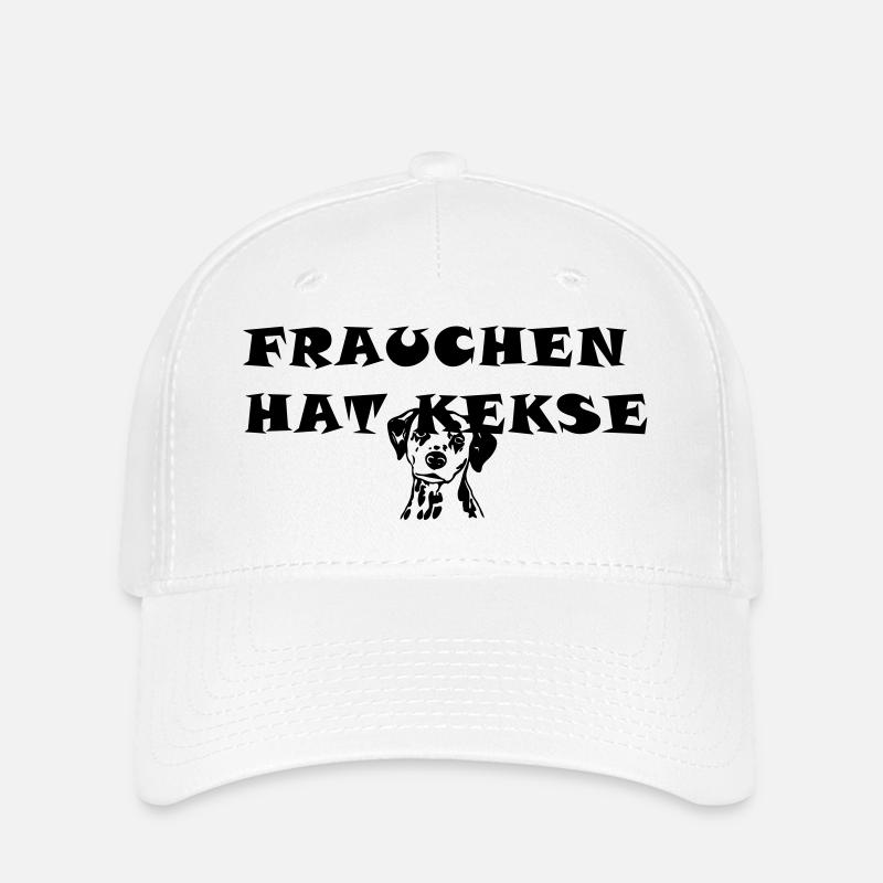 dalmatiner_hund - Flexfit Cap - Weiß