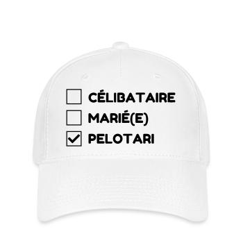 Pelote Basque Pelotari Sport Sportif - Casquette Flexfit - blanc - Devant