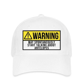 Antilopen - Flexfit Cap - Weiß - Vorne
