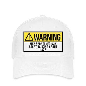 jazz - Casquette Flexfit - blanc - Devant