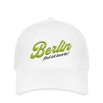 Berlin find ick knorke - Deutschland - Germany - Flexfit Cap - Weiß - Vorne