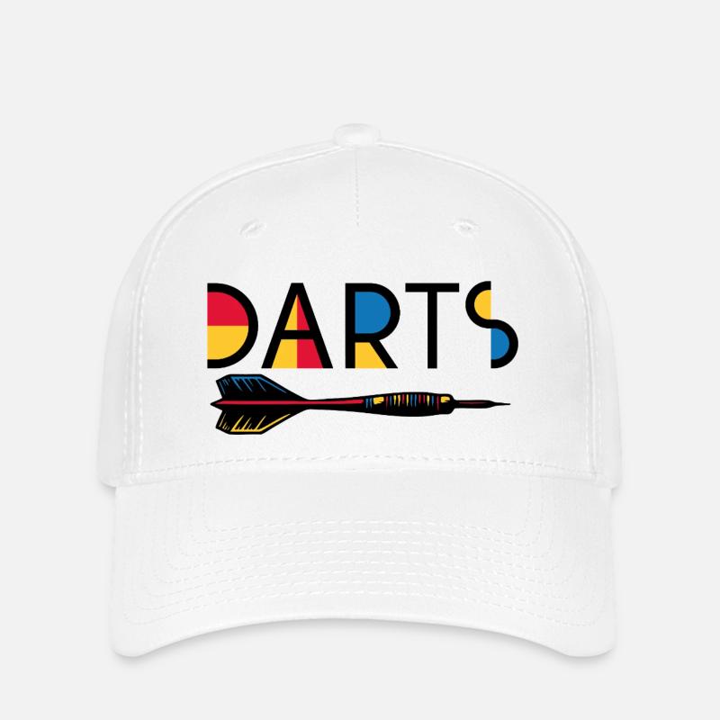 Darts,Darts Bunt - Flexfit Cap - white