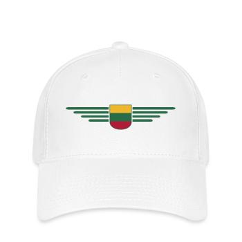 Lithuania T-Shirt – Pride and Style - Flexfit Cap - white - Front