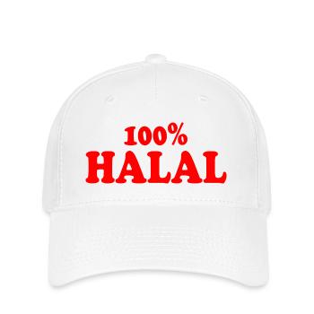 Halal - Casquette Flexfit - blanc - Devant