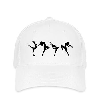 Les danseurs dansent sans fin - Casquette Flexfit - blanc - Devant