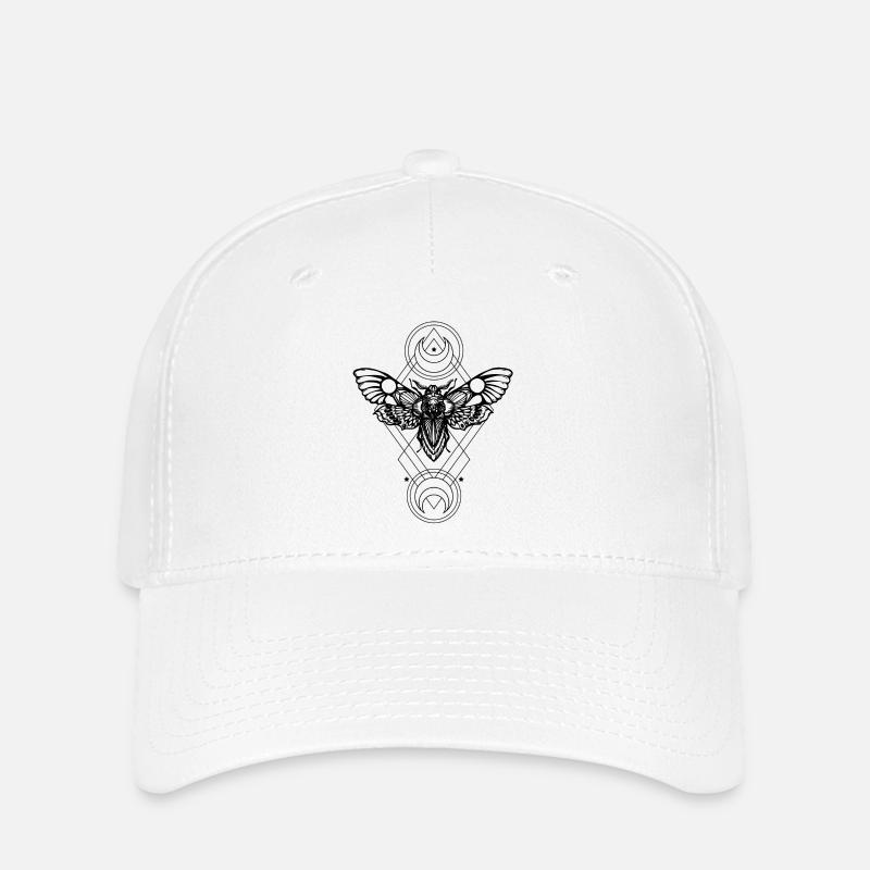 butterfly tattoo - Flexfit Cap - white