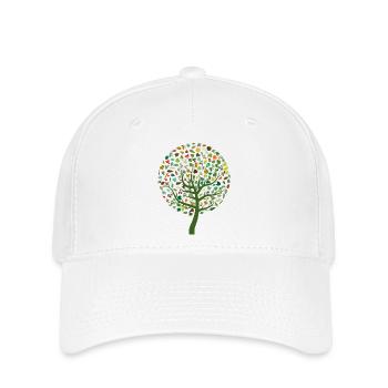 Seasonal Leaves - Flexfit Cap - white - Front