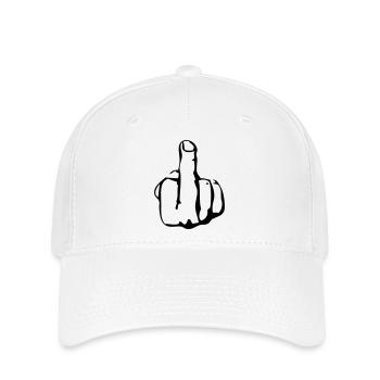 Fuck You - Casquette Flexfit - blanc - Devant