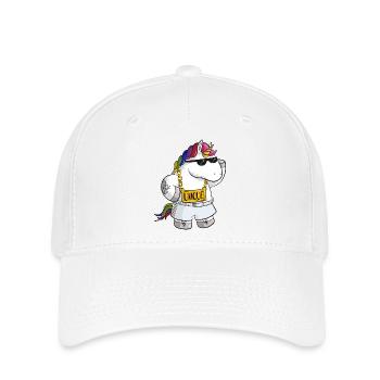 Licorne de dessin animé unique - Casquette Flexfit - blanc - Devant