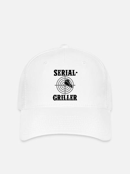 Serial Griller - Flexfit Cap - Weiß