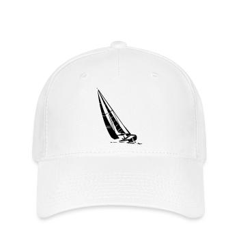 segelboot - Flexfit Cap - Weiß - Vorne