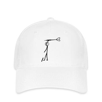 Dart - Flexfit Cap - Weiß - Vorne