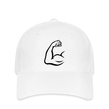 bizeps - Flexfit Cap - Weiß - Vorne