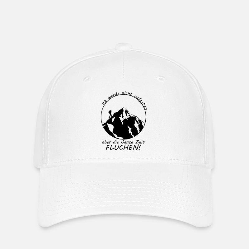Randonnée disant - Casquette Flexfit - blanc
