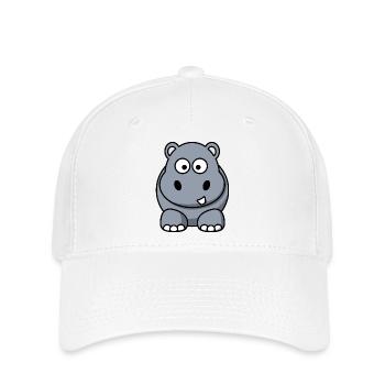 Hippo - Flexfit Cap - white - Front