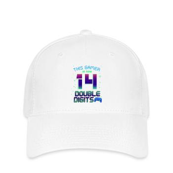 This Gamer Is Now 14 Double Digit 14. - Flexfit Cap - white - Front