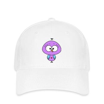 Chick Purple - Flexfit Cap - white - Front