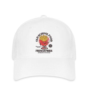 Frites à l'ancienne ! - Casquette Flexfit - blanc - Devant