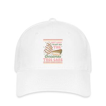 Hässlicher Weihnachtspullover - Flexfit Cap - Weiß - Vorne