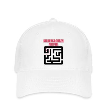 Abi Abschluss Prüfung Sprüche lustig Niedersachen - Flexfit Cap - Weiß - Vorne