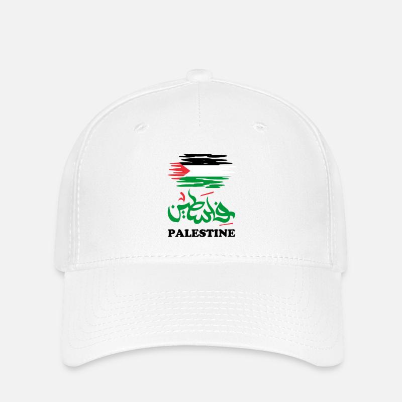 SOLIDARITÄT MIT PALÄSTINA - Flexfit Cap - Weiß
