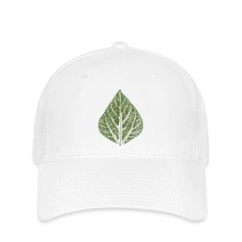 Haricot feuille - Casquette Flexfit - blanc - Devant