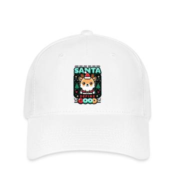 Lieber Weihnachtsmann, Definiere gut - Flexfit Cap - Weiß - Vorne