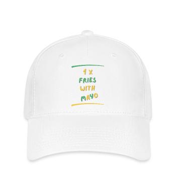 FRITES À LA MAYONNAISE - Casquette Flexfit - blanc - Devant