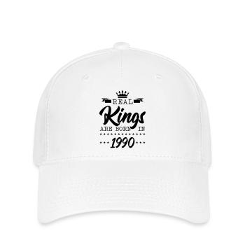 Rois nés en 1990 - Casquette Flexfit - blanc - Devant