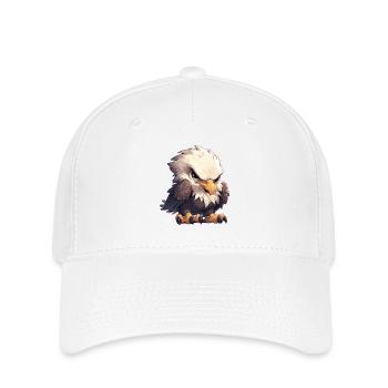Pygargue à tête blanche Weißkopfseeadler - Casquette Flexfit - blanc - Devant