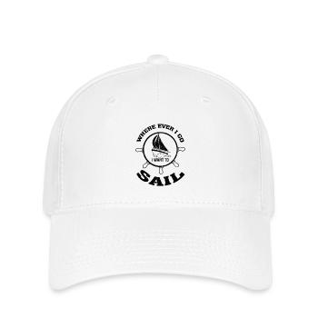 Sailing no matter where you want to sail - Flexfit Cap - white - Front