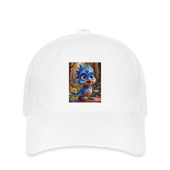 Super süße Vögel auf der ganzen Welt – Blauhäher - Flexfit Cap - Weiß - Vorne