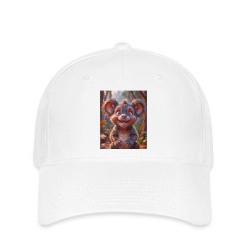 super süßes australisches Tier Tasmanischer Teufel - Flexfit Cap - Weiß - Vorne