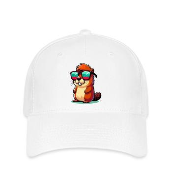 Bieber - Flexfit Cap - Weiß - Vorne
