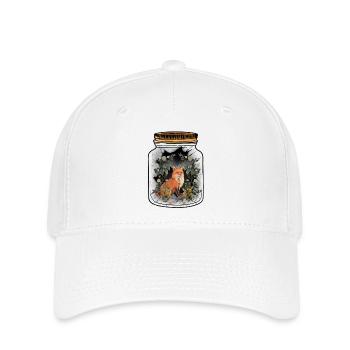 Fuchs Füchse Füchsin Natur Naturliebhaber - Flexfit Cap - Weiß - Vorne