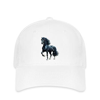 Beauté noire - Casquette Flexfit - blanc - Devant